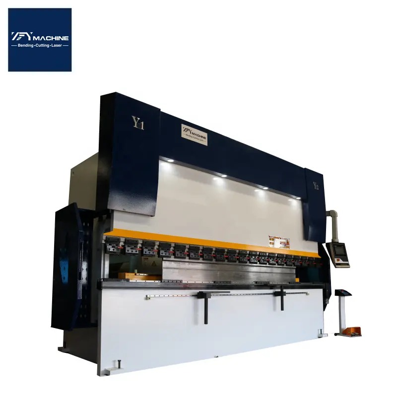 CNC hydraulique da53t contrôle automatique tôle d'acier métal presse plieuse pliage machine