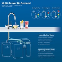 Robinet chauffe-eau instantané sous l'évier Jnod, robinet d'eau froide et chaude en 1 système, mini distributeur d'eau chaude et froide, commercial