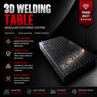 Table de soudage industrielle tridimensionnelle flexible, taille personnalisée, plateforme de soudage 3D avec tous types d'accessoires de gabarits