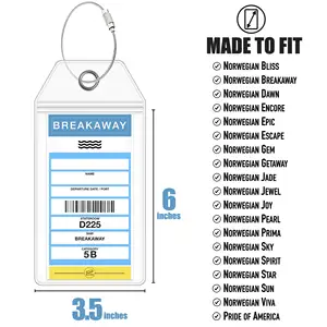 حاملات بطاقات للأمتعة NCL تناسب السفن والشاحنات المطبوعة للخطط البحرية الروسية NCL