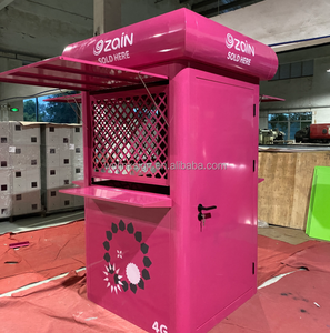 Conteneur métallique préfabriqué pour télécommunications extérieures Wave, cabine <span class=keywords><strong>en</strong></span> acier, porte <span class=keywords><strong>en</strong></span> acier, design moderne <span class=keywords><strong>orange</strong></span>, garantie 5 ans, pour commerces - Product Image 4