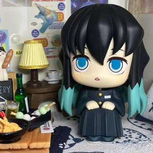 Figuras de Demons Slayers Tokitou Muichirou Kanroji <span class=keywords><strong>Mitsuri</strong></span> Shinazugawa Sanemi, artículos de exhibición, modelos, decoración de pasteles, regalo para niños - Product Image 6