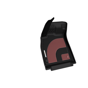 Alfombrilla de coche de cuero LICHI con logotipo de aleación personalizado moldeado por inyección de doble color TPE 4 Uds almohadilla de pie de coche para <span class=keywords><strong>Audi</strong></span> <span class=keywords><strong>A4</strong></span> - Product Image 5