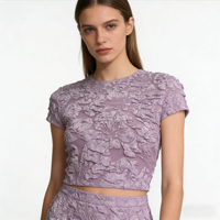 Tissus textiles jacquard 3D floraux en polyester tissé pour robe à bretelles spaghetti grande taille, vêtements, artisanat, couture