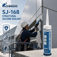 Scellant en silicone neutre pour mur-rideau, verre, pierre, panneau d'aluminium, forte adhérence, résistant aux intempéries, longue durée de vie, adhésif de construction