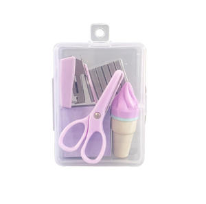 Venta caliente regalos estudiante MINI juego de papelería con caja transparente para material de oficina escolar - Product Image 5