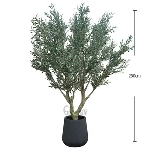 Customized Large Olive Artifical Tree Simulation Indoor Restaurant Decoration Plastic Faux Large Artifical Big Olive Tree