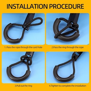 Tirettes de <span class=keywords><strong>fermeture</strong></span> éclair en nylon en forme de U, cordons d'extension et étiquettes de <span class=keywords><strong>remplacement</strong></span> pour sacs à dos, vestes, bagages, tentes et accessoires vestimentaires - Product Image 3