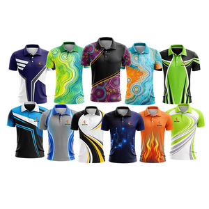 <span class=keywords><strong>Polo</strong></span> Personalizzate all'Ingrosso 100% Poliestere Stile Aborigeni, Asciugatura Rapida, Traspiranti, Sublimate, <span class=keywords><strong>Taglie</strong></span> <span class=keywords><strong>Forti</strong></span> da Uomo - Product Image 1