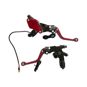 Kit de modification de moto de motocross avec éclairage LED, maître-cylindre de frein et d'embrayage hydrauliques, pompe supérieure de style feuille d'érable - Product Image 5