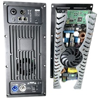 Module Amplificateur pour Caisson de Basses Actif d'Extérieur 21" 18" 2000W +2000W, Plaque d'Amplification à 2 Canaux avec DSP, Amplis de Puissance Numériques