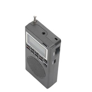 Factory Black Mini AM FM Digital Radio with 1.4 inch LCD Display Sleep <b>Timer</b> Alarm Clock Pocket Size <b>Outdoor</b> Home Radio - Product Image 5