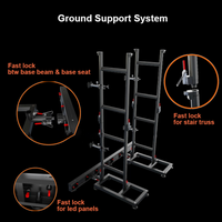 VENTE FLASH Écran LED Truss Scène Mur vidéo Écran LED Support au sol avec pieds réglables en vente
