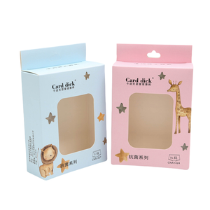 Bán buôn Mini Gương trang điểm với móc giấy in kraft giấy bao bì bên ngoài biểu tượng tùy chỉnh rõ ràng Cửa sổ bao bì hộp - Product Image 2