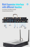 Mini PC OPS Intel 80PIN standard, 12e génération, 8 Go, SSD 256 Go, prise en charge 5K, ordinateur pour affichage dynamique