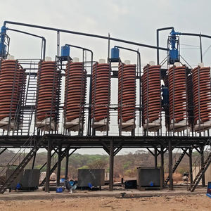 Équipement de traitement des minerais non motorisé LL1200 pour laverie de chrome sud-africaine avec chute spirale en fibre de verre - Product Image 2