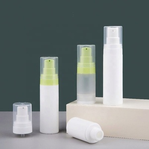 Wholesale Airless Lotion Bottle 15ml 30ml 50ml Cosmetic <b>Vacuum</b> Bottle Plastic Bottle With Spray Lotion <b>Pump</b> - Product Image 1