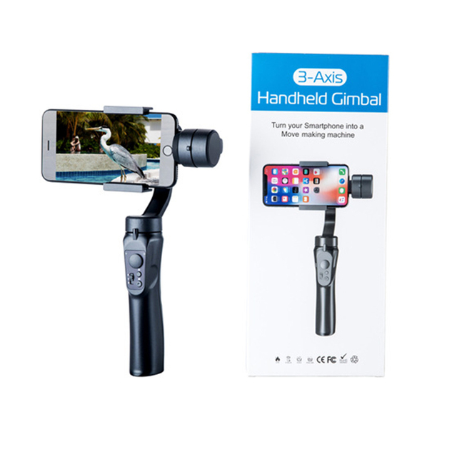 Wholesale  Directly Automatic 3-Axis Handheld Gimbal Stabilizer Tripod for Mobile Phone