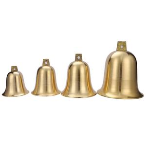 Campana de cobre con carillón de viento grande para templo, colgante de cobre puro, campana de cuerno, campanas escolares - Product Image 3