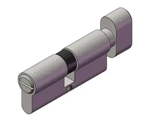 LK110 europäische Messing-Daumen-Schlüssel-Toilettentrennwand Privatsphären-Schlüssel Zylinder