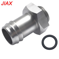 Adaptateur de tuyau en acier inoxydable 1/2 " Barb G1/4 BSPP, joint torique anti-fuite pour circuit d'huile de refroidissement automobile
