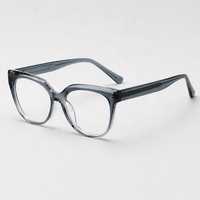 Montures de lunettes en acétate pour femmes, montures de lunettes TR90, montures optiques à monture complète, montures optiques unisexes actuelles