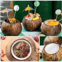 Ouvre-noix de coco à levier électrique en acier inoxydable à bas prix Machine d'ouverture semi-automatique de noix de coco