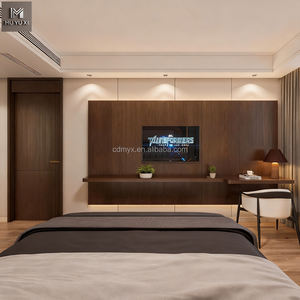 Juegos de Dormitorio Personalizados para <span class=keywords><strong>Hotel</strong></span> en Azul Fresco, con Cama King, Armario <span class=keywords><strong>y</strong></span> Escritorio, Muebles de <span class=keywords><strong>Hotel</strong></span> Confiables para Diseño de Habitaciones de <span class=keywords><strong>Hotel</strong></span> Costero - Product Image 3