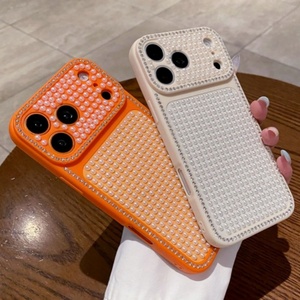 เคสโทรศัพท์มือถือหรูหราประดับมุก คริสตัล และเพชร รุ่นใหม่ล่าสุด แฟชั่นวิบวับ สำหรับ iPhone 17 pro max 16 15 14 13 จากโรงงาน - Product Image 6