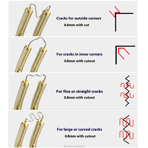 2024 nuevo producto 50W grapadora caliente pistola soldadora de plástico Kit de herramientas de soldadura <span class=keywords><strong>con</strong></span> 200 Uds 4 tipos de <span class=keywords><strong>grapas</strong></span> para máquina de soldadura parachoques de coche - Product Image 3