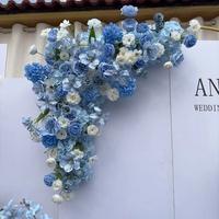 Anggrek Dendrobium Sutra Buatan, Model Lantai, Gaya Modern Mewah untuk Pernikahan, Acara, dan Pesta