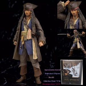 Domestic an 5 Dead Man's Bounty <span class=keywords><strong>Captain</strong></span> <span class=keywords><strong>Jack</strong></span> Sparrow Johnny Depp Action Figure in PVC Modellino Giocattolo - Product Image 1