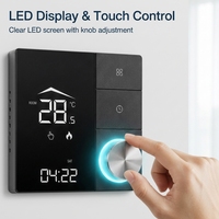 Termostato Inteligente NTC con Wi-Fi y Control por Voz Tuya, Opciones Eléctricas/Gas, para Hoteles, Hogares y Climatización Comercial