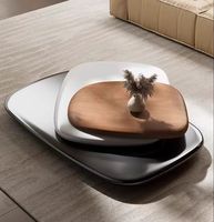 Table basse rotative Villa, design italien minimaliste, créative, à suspension, pour appartement haut de gamme