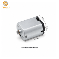 Motor DC Brushless Kecepatan Tinggi Tengli 030 3V 12V 20000RPM Maks. Konektor Kabel Terminal Solder CW CCW untuk Otomatisasi Mainan