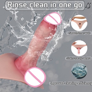 ORALSX Male Penis Enlargement Harness Hollow <b>Dildo</b> Pants Stimulation Enhancement Penis Extender Harness Sex Toys for Couples - Product Image 2
