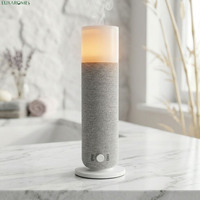 Diffuseur d'arômes sans eau à double fluide, esthétique, enveloppé de tissu, machine à brume froide, contrôle par application pour la maison et les chambres d'hôtel