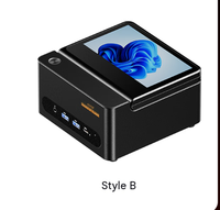 Mini PC de bureau gaming avec écran TFT 5 pouces, AMD Ryzen AI 9 HX370, USB4, OCuLink, 32 Go DDR5, 1 To/2 To, Windows 11