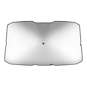 Pare-soleil d'été pour voiture avec protection solaire monobloc télescopique et pliable et thermo-isolante <span class=keywords><strong>Parasol</strong></span> pour voiture cool avec impression de logo personnalisable - Product Image 4