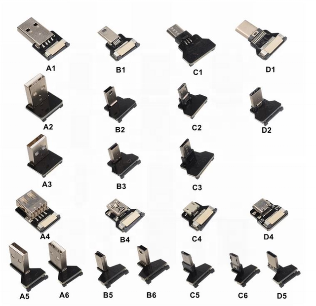Ultra Thin Flat Fpv Usb Angle Micro Mini Flexible Fpc Ribbon Cable