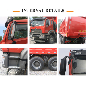 รถดัมพ์บรรทุกหนัก SINOTRUK HOWO NX 8X4 400 แรงม้า ยูโร 2 ดีเซล ใหม่ พวงมาลัยซ้าย 30 ตัน พร้อมกล้องมองหลัง สำหรับงานก่อสร้าง ขายในจีน - Product Image 5