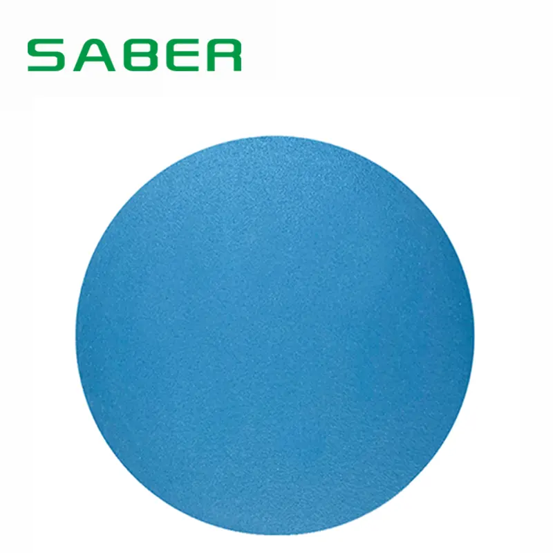 SABER 6Inch 150Mm Nohole Màu Xanh Zirconium Phim Mài Mòn Disc Đối Mài