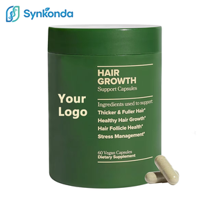 Cápsulas de Vitaminas para el Crecimiento del Cabello para Mujeres con Extracto de Saw Palmetto y Hoja de Albahaca, Suplemento para el Cabello Más Grueso y Abundante, Contra la Caída del Cabello - Product Image 1