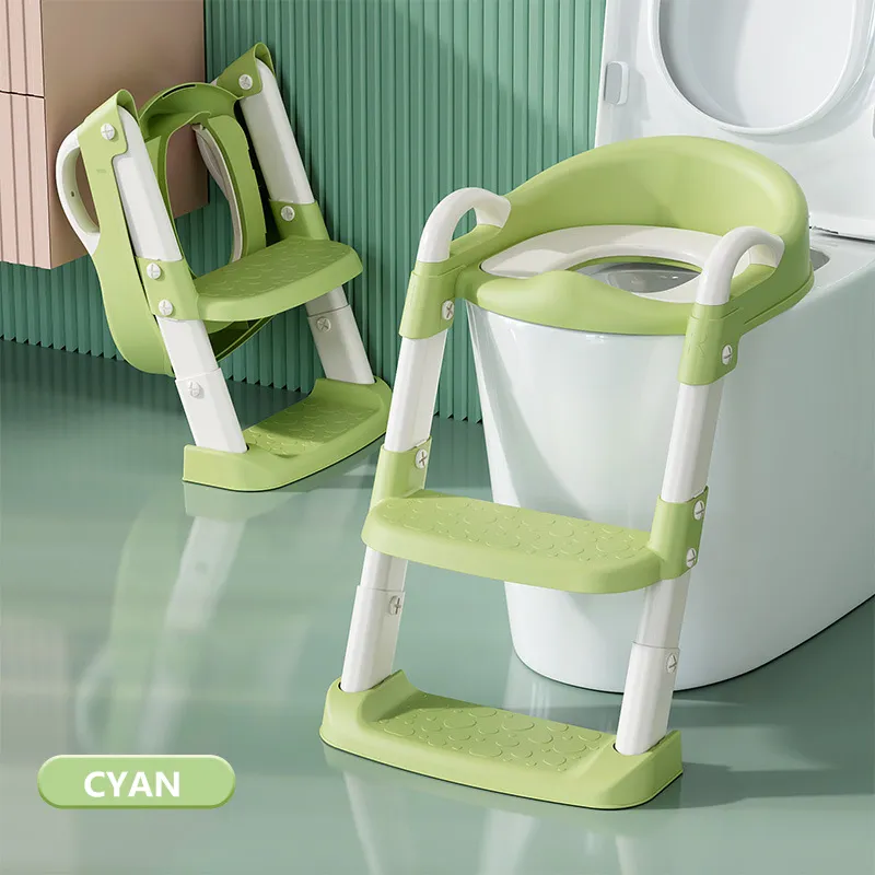 3 in 1 Potty Training Seat Toddler Toilet Seat With Step Stool Ladder To Baby Kids