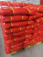 Rouleaux de bâche en polyéthylène orange 12 x 12, 15 x 15, 20 x 20, résistants aux UV, imperméables, pour extérieur, usage intensif