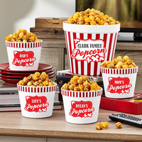 Seau à popcorn jetable, écologique, biodégradable, de qualité alimentaire, en papier, pour les restaurants, les plats à emporter, les cinémas