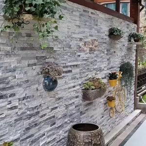 BLVE decorativo gris Natural nublado <span class=keywords><strong>repisa</strong></span> piedra revestimiento de pared azulejo <span class=keywords><strong>repisa</strong></span> revestimiento de mármol paneles de pizarra - Product Image 4