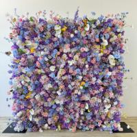 Realistiche Kunstzijde Bloemenwand 8ft Bruiloft Fotoachtergrond voor Hotels & School Evenementen - Groothandel 5D Bloemendesign