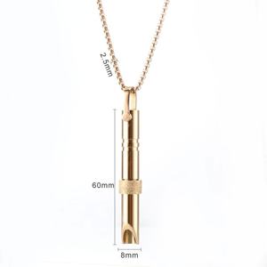 Collar de Acero Inoxidable para Aliviar la Ansiedad, Collar de Meditación para Mujeres, Joyería Femenina para Yoga y Rituales - Product Image 6