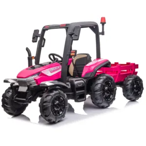 Tractor eléctrico para niños, 6x6, vehículo de juguete de 24V